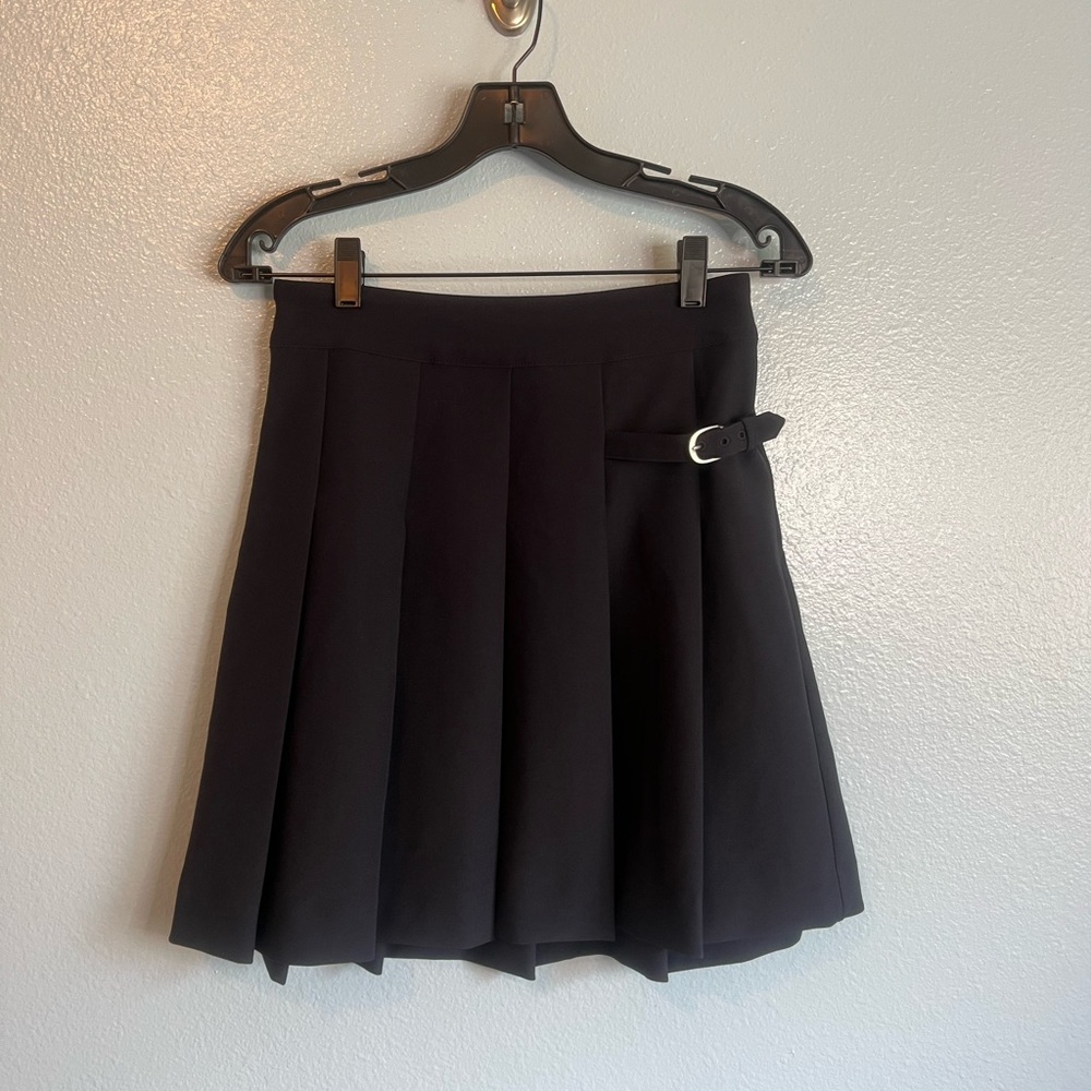Express Navy Pleated Skirt Size XS